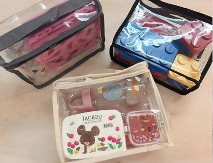 Convenient and Easy-to-carry toy bag (4L) | Transparent & Clear PVC body | P series