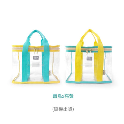 Hello Boxy lunch bag | Small tote bag (BX) | Transparent & clear HD PVC storage bag