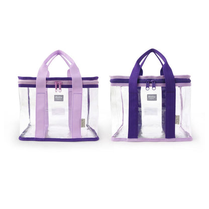 Hello Boxy lunch bag | Small tote bag (BX) | Transparent & clear HD PVC storage bag