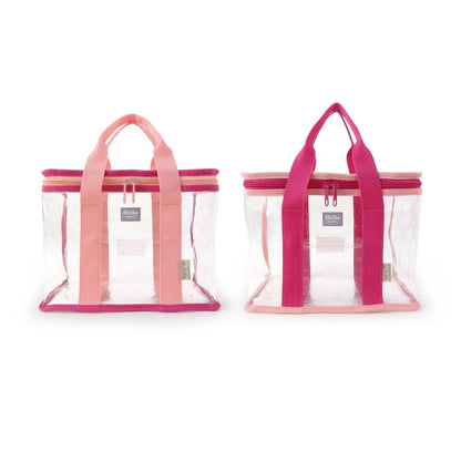 Hello Boxy lunch bag | Small tote bag (BX) | Transparent & clear HD PVC storage bag