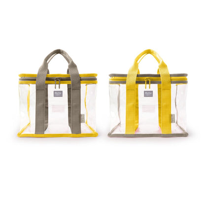 Hello Boxy lunch bag | Small tote bag (BX) | Transparent & clear HD PVC storage bag