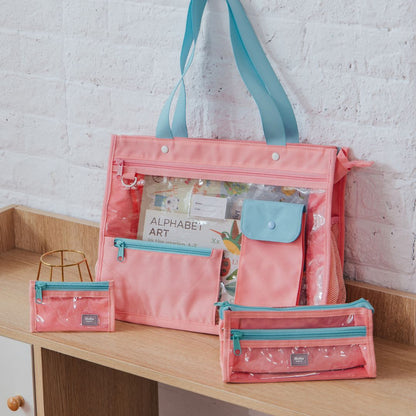 Hello bagtory guai guai bag (book bag + pencil bag + coin/card bag)