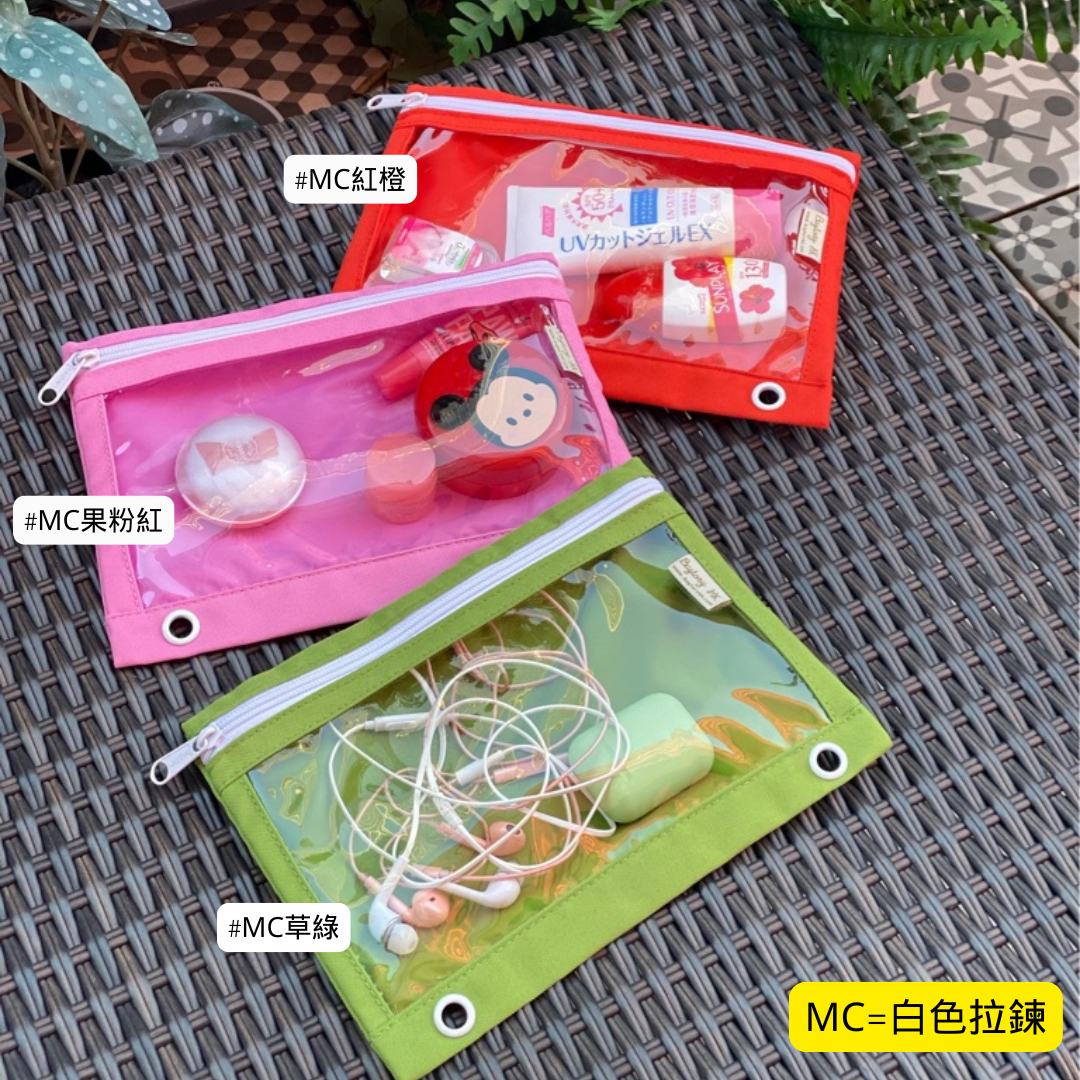 Multi-purpose activity bag wide style | Single side transparent PVC body (AB32) 