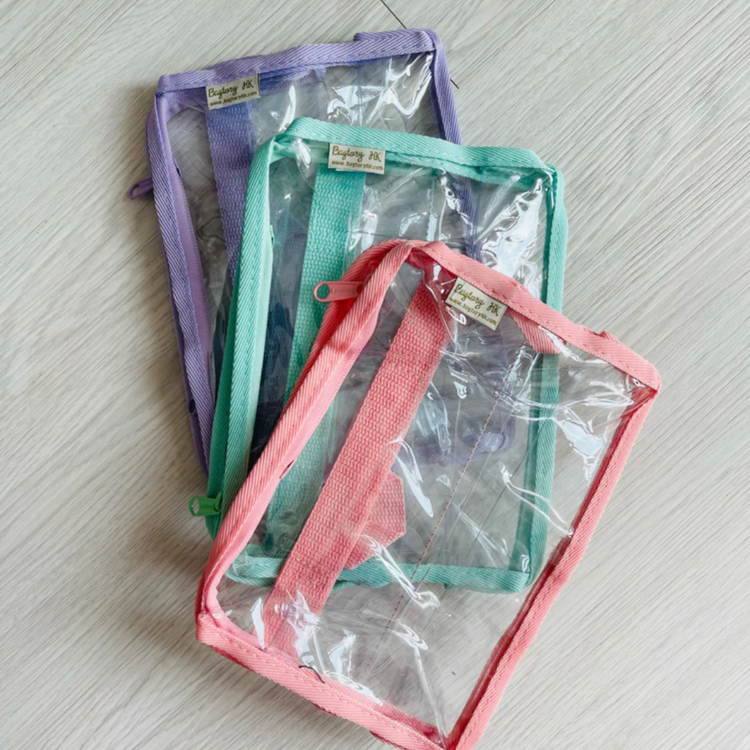 Convenient and Easy-to-carry toy bag (4L) | Transparent & Clear PVC body | P series