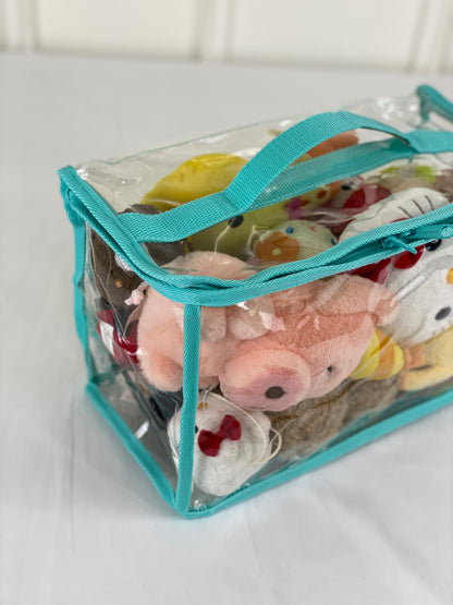 Convenient and Easy-to-carry toy bag (7L 10L 15) | P series | Transparent & Clear HD PVC storage bag