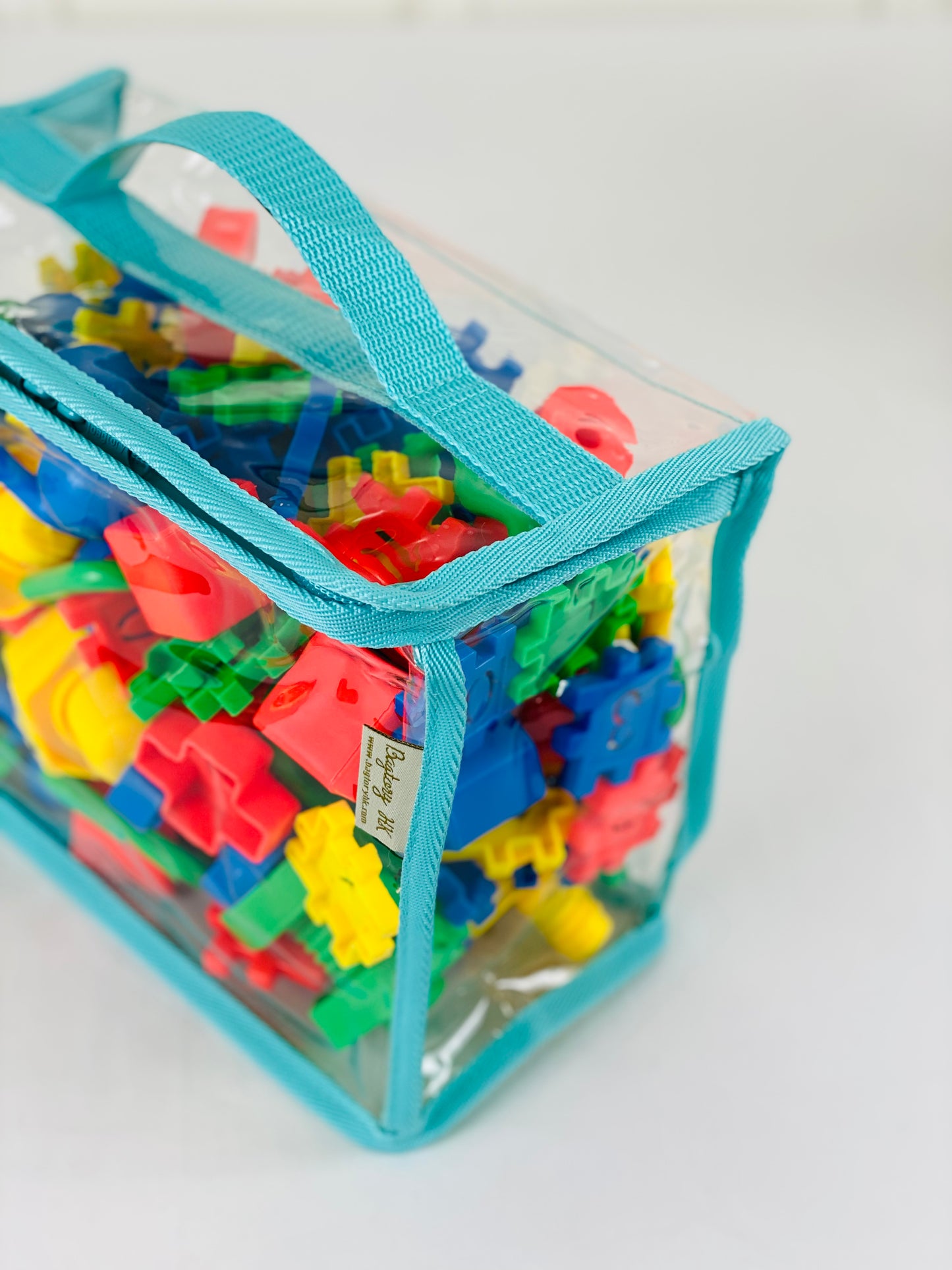 Convenient and Easy-to-carry toy bag (7L 10L 15) | P series | Transparent & Clear HD PVC storage bag