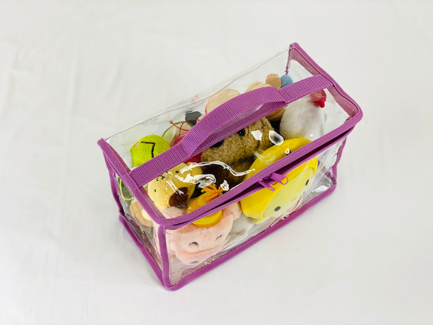 Convenient and Easy-to-carry toy bag (7L 10L 15) | P series | Transparent & Clear HD PVC storage bag